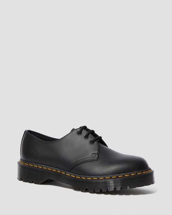 Zapatos Con Cordones Dr. Martens 1461 Bex Smooth Mujer Negros MX-58369